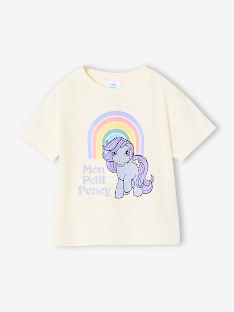 Fille-T-shirt, sous-pull-T-shirt Mon Petit Poney® vintage avec arc-en-ciel glitter