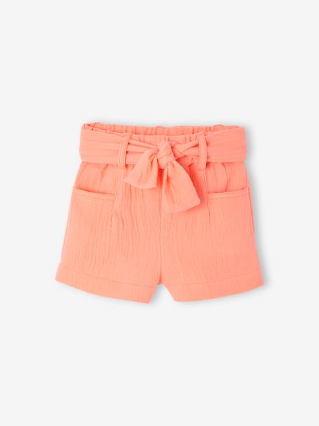 Bébé-Short bébé en gaze de coton