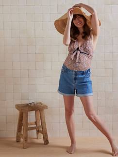 -Short denim coupe mom Before and After