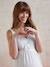 Robe fines bretelles gaze de coton grossesse et allaitement blanc+Bleu - vertbaudet enfant 