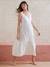 Robe fines bretelles gaze de coton grossesse et allaitement blanc+Bleu - vertbaudet enfant 