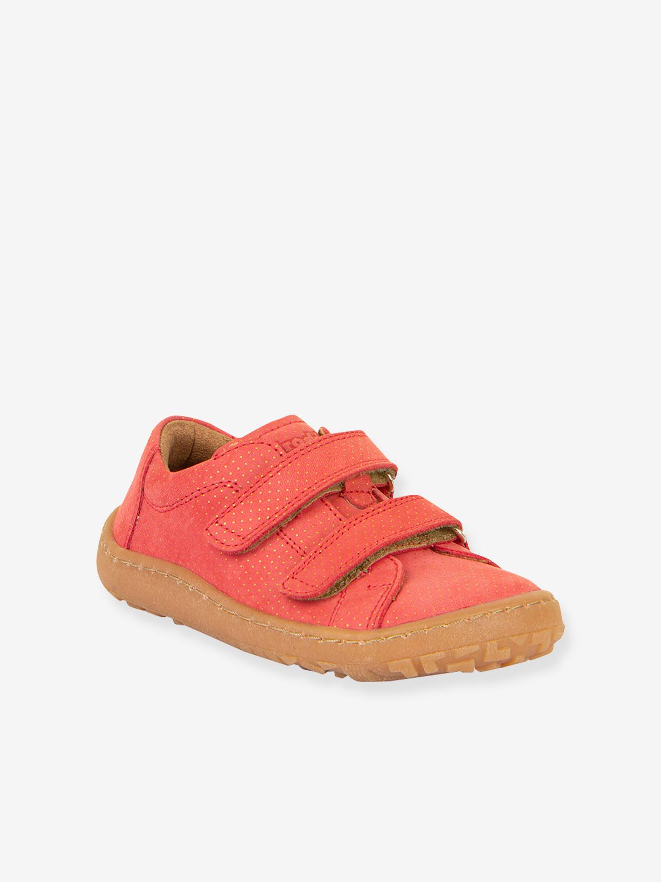 Barefootschoenen met klittenband voor meisjes BAREFOOT BASE FRODDO koraal