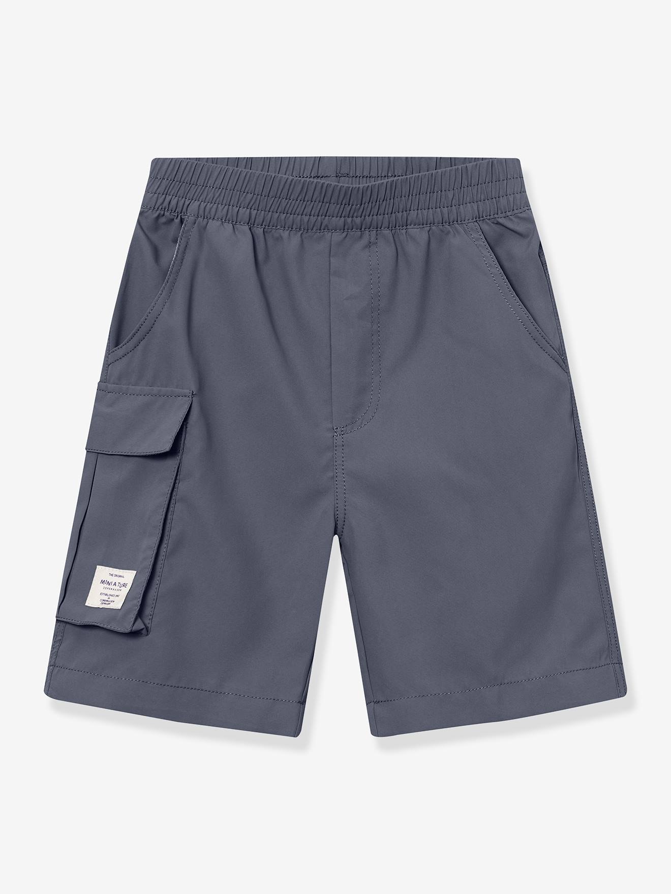 Outdoor korte broek voor kinderen MATADVENTURE MINI A TURE donkerblauw