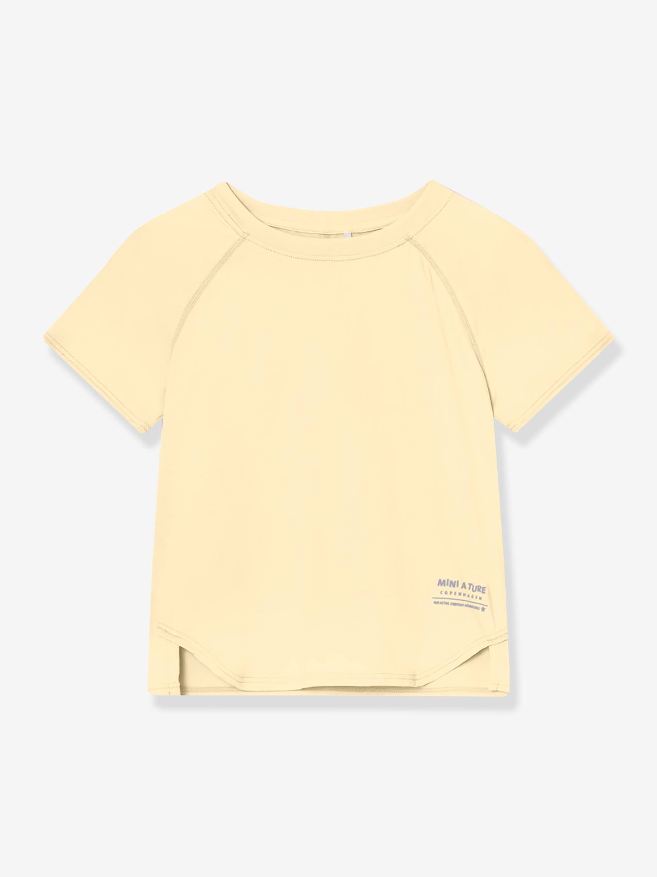 Praktisch T-shirt Met Verkoelend Effect Matbjergi Mini A Ture Pastelgeel