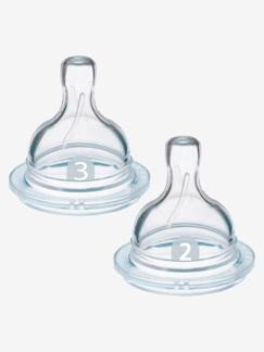 Verzorging-Set van 2 Philips AVENT spenen voor fles met brede hals