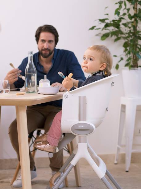 Chaise haute évolutive BEABA Up & Down gris - vertbaudet enfant 