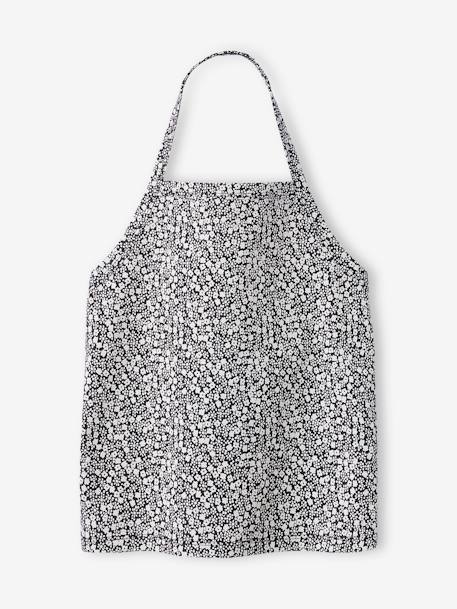 Fille-T-shirt, sous-pull-Débardeur dos nu motifs fleurs fille JONEN