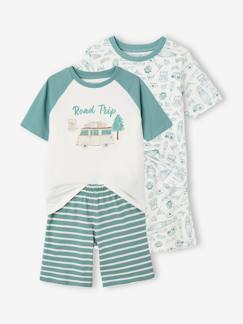 Garçon-Pyjama, surpyjama-Lot de 2 pyjashorts Road Trip garçon