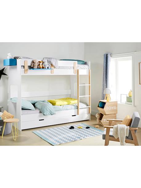 Cube de rangement Toys BLANC+BOIS - vertbaudet enfant 