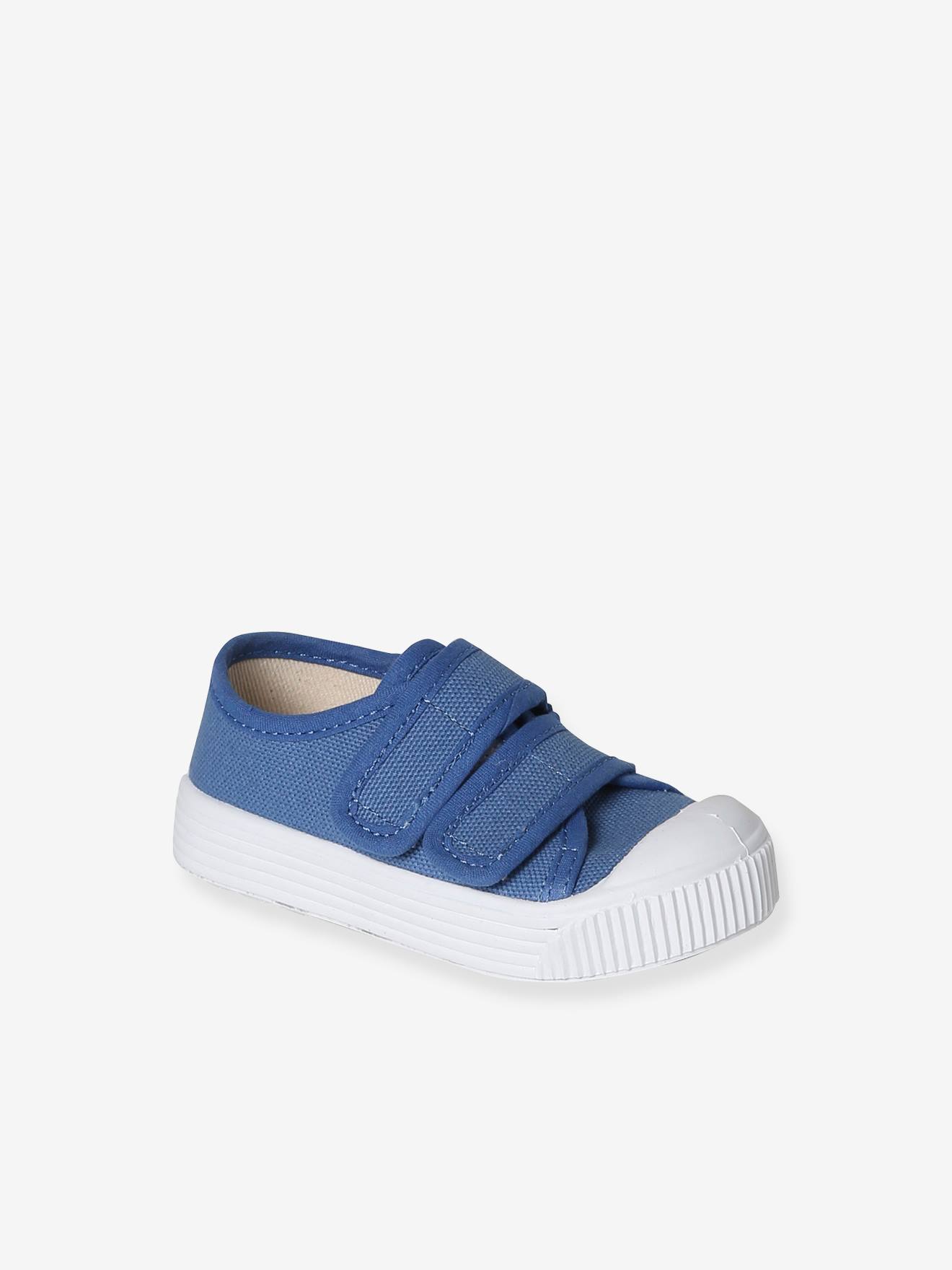 Babysneakers met klittenband – Gemaakt in Frankrijk indigoblauw