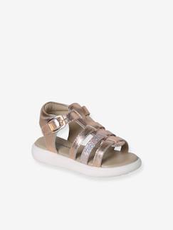 Chaussures-Sandales multi-brides en cuir bébé