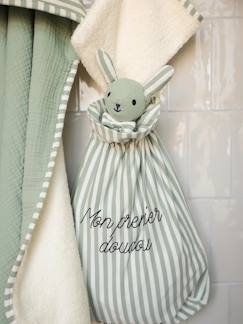 Doudou personnalisable en gaze de coton bio ENVIE DE FRAISE  - vertbaudet enfant