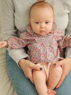 Bébé-Short-Ensemble 2 pièces naissance : blouse tissu Liberty et bloomer ENVIE DE FRAISE