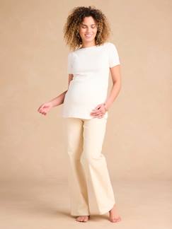 Vêtements de grossesse-Pantalon-Jean large grossesse avec bandeau seamless ENVIE DE FRAISE