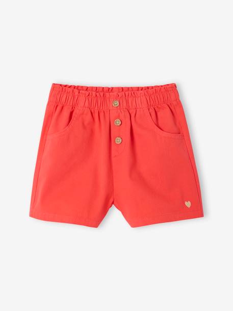 Fille-Short-Short couleur fille facile à enfiler