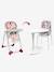 Chaise haute évolutive CHICCO Polly Progres5 Gris+Imprimé rouge - vertbaudet enfant 