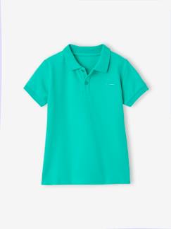 Garçon-T-shirt, polo, sous-pull-Polo manches courtes broderie poitrine garçon
