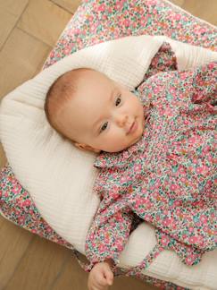 Baby-Mantels, combipakje, engelennestje-Engelennestje-Nestje van biologisch katoenen gaas ENVIE DE FRAISE