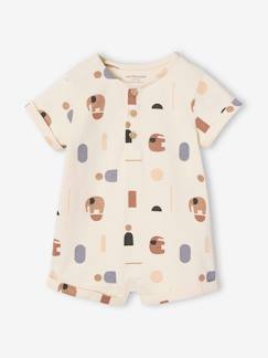 Bébé-Salopette, combinaison-Combishort imprimé bébé
