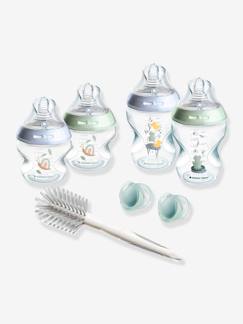 -Natural Start Newborn Starter Kit, anti-koliekflessen van 150 ml en 260 ml met speen met langzame toevoer TOMMEE TIPPEE
