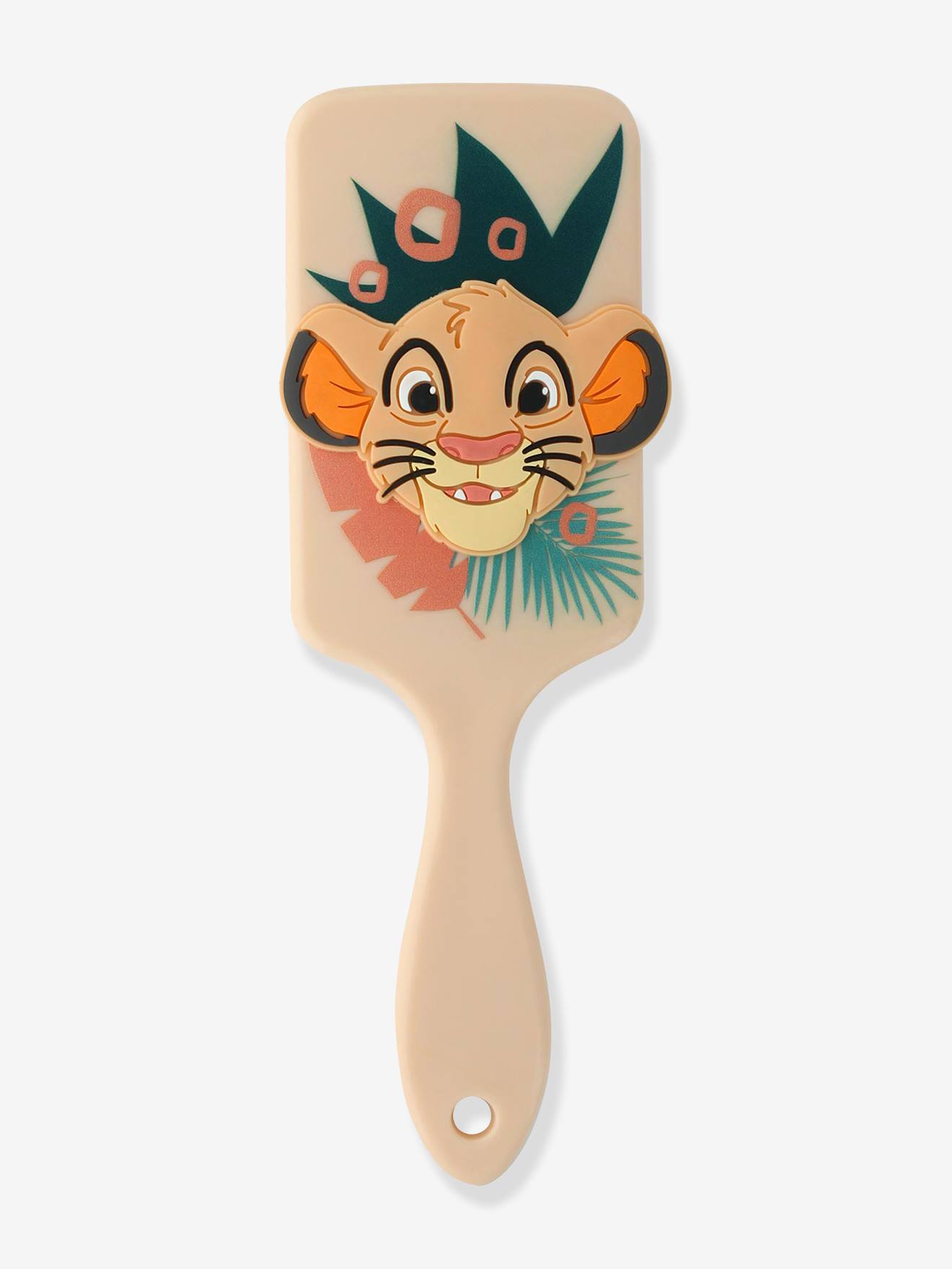 Brosse à cheveux enfant Disney avec application Simba en 3D orange