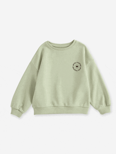 Fille-Collection sport-Sweat sport animation hologramme au dos fille