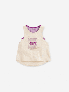 -Lot débardeur + brassière sport fille