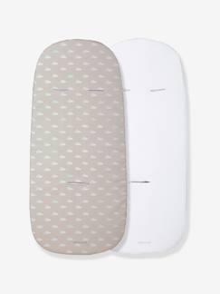 Puériculture-Lot de 2 housses de protection pour matelas de nacelle