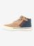 Hoge jongens Sneakers Posture KICKERS® DENIM CAMEL+DENIM MARINE - vertbaudet enfant 