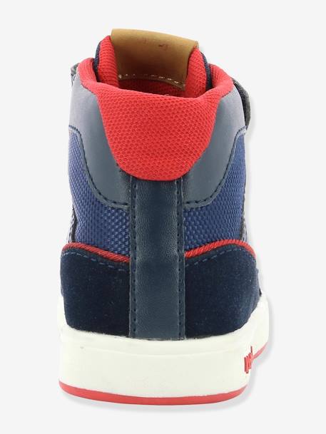 Baskets Sneakers hautes garçon Gready Mid KICKERS® MARINE ROUGE - vertbaudet enfant 