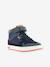 Baskets Sneakers hautes garçon Gready Mid KICKERS® MARINE ROUGE - vertbaudet enfant 