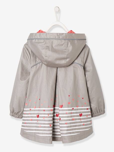 Parka fille doublée polaire Collection Maternelle GRIS+GRIS CLAIR - vertbaudet enfant 