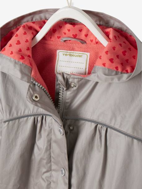 Parka fille doublée polaire Collection Maternelle GRIS+GRIS CLAIR - vertbaudet enfant 