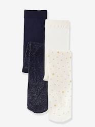 Set met 2 paar maillot met glanzende details  - vertbaudet enfant 