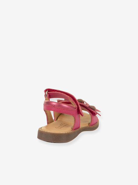Sandales en cuir pour fille LORE FLOWERS froddo bleu+bleu foncé+blush+lavande+or+rose+rose doré+rouge+tomette - vertbaudet enfant 