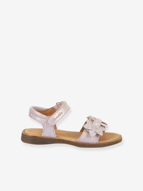 Sandales en cuir pour fille LORE FLOWERS froddo bleu+bleu foncé+blush+lavande+or+rose+rose doré+rouge+tomette - vertbaudet enfant 