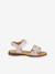 Sandales en cuir pour fille LORE FLOWERS froddo bleu+bleu foncé+blush+lavande+or+rose+rose doré+rouge+tomette - vertbaudet enfant 