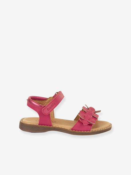 Sandales en cuir pour fille LORE FLOWERS froddo bleu+bleu foncé+blush+lavande+or+rose+rose doré+rouge+tomette - vertbaudet enfant 