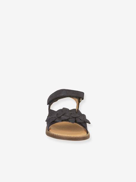 Sandales en cuir pour fille LORE FLOWERS froddo bleu+bleu foncé+blush+lavande+or+rose+rose doré+rouge+tomette - vertbaudet enfant 