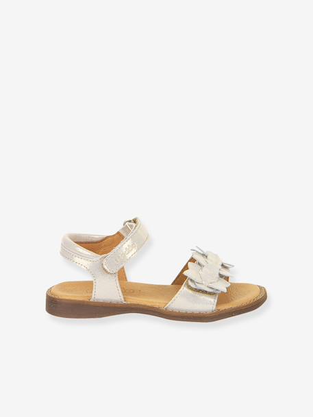 Sandales en cuir pour fille LORE FLOWERS froddo bleu+bleu foncé+blush+lavande+or+rose+rose doré+rouge+tomette - vertbaudet enfant 