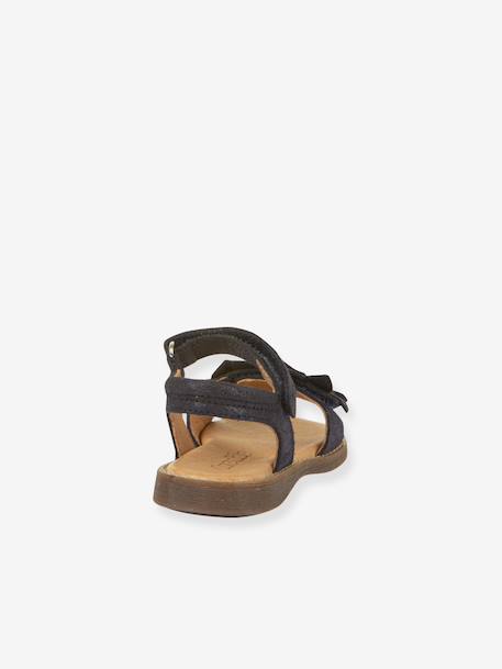 Sandales en cuir pour fille LORE FLOWERS froddo bleu+bleu foncé+blush+lavande+or+rose+rose doré+rouge+tomette - vertbaudet enfant 