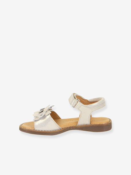 Sandales en cuir pour fille LORE FLOWERS froddo bleu+bleu foncé+blush+lavande+or+rose+rose doré+rouge+tomette - vertbaudet enfant 