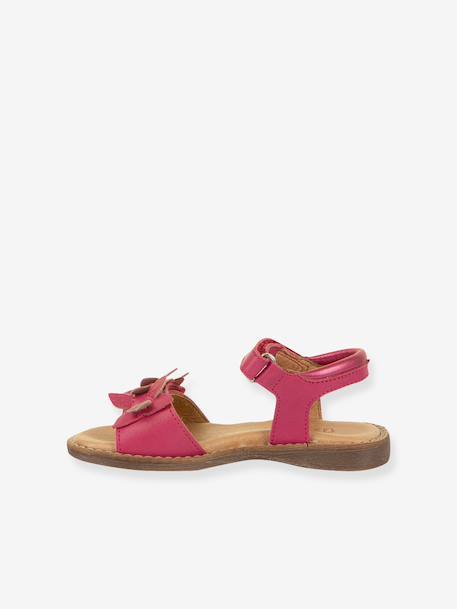 Sandales en cuir pour fille LORE FLOWERS froddo bleu+bleu foncé+blush+lavande+or+rose+rose doré+rouge+tomette - vertbaudet enfant 