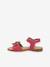 Sandales en cuir pour fille LORE FLOWERS froddo bleu+bleu foncé+blush+lavande+or+rose+rose doré+rouge+tomette - vertbaudet enfant 