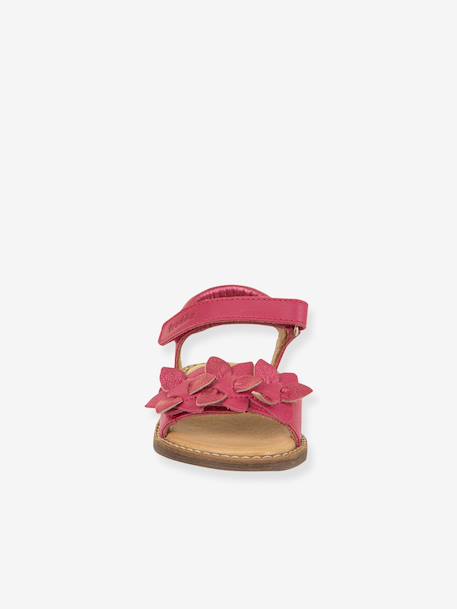 Sandales en cuir pour fille LORE FLOWERS froddo bleu+bleu foncé+blush+lavande+or+rose+rose doré+rouge+tomette - vertbaudet enfant 