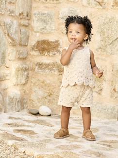 Bébé-Ensemble-Ensemble bébé top + short en macramé