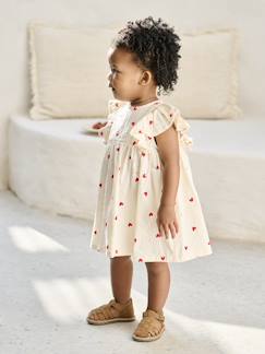 Baby-Rok, jurk-Babyjurk in seersucker