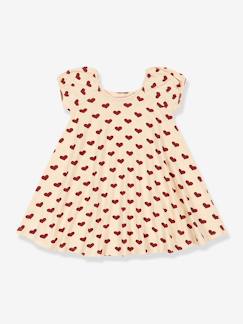Baby-Rok, jurk-Babysweater met rode Amour-print KONGES SLOJD