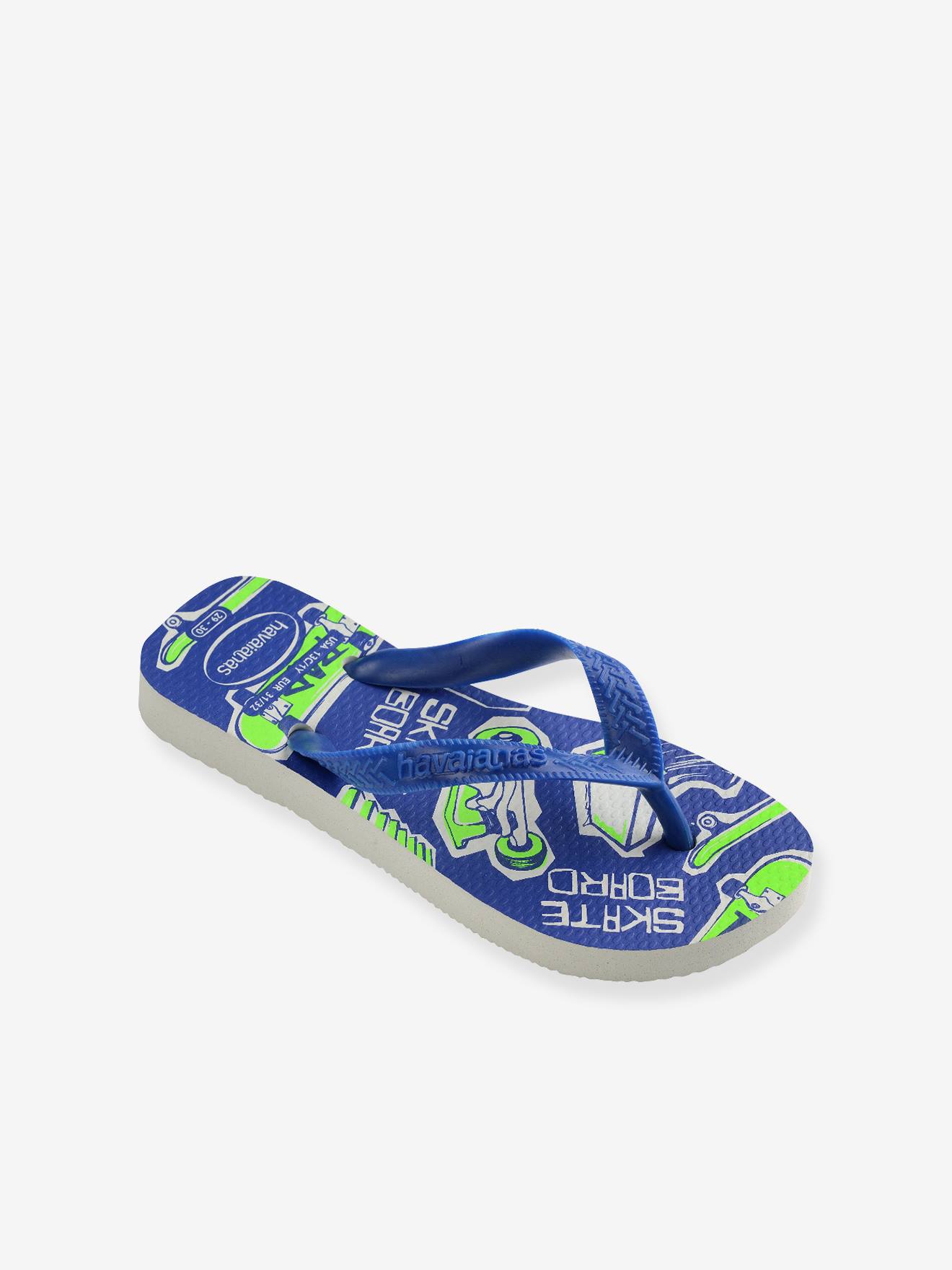 Athletic Havaianas Teenslippers Voor Kinderen Felblauw