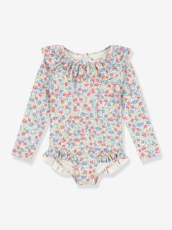 Bébé-Maillot de bain, accessoires de plage-Maillot de bain 1 pièce manches longues à volants Manuca KONGES SLOJD